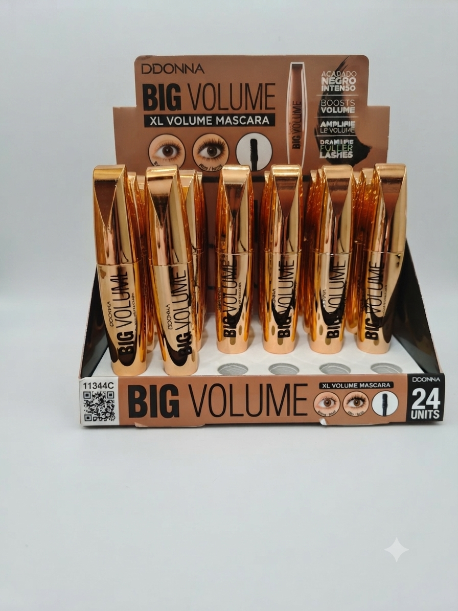 Máscara de Pestañas Big Volume XL Negro