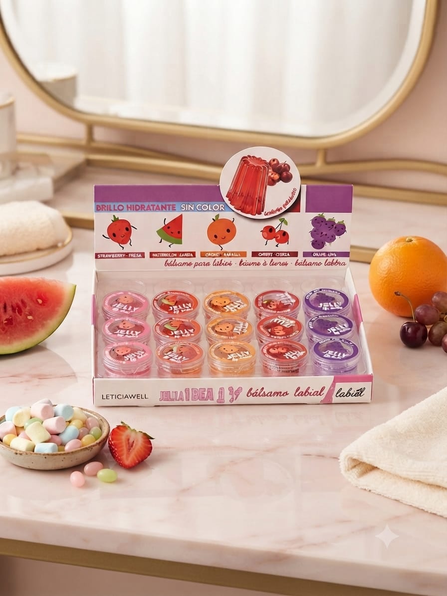 Bálsamo Labial Gelatina Jelly Bea - Leticia Well